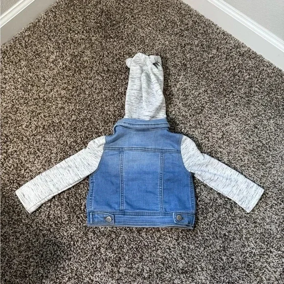 Cat & Jack Toddler Cat Jean and Jersey Jacket - size 12 months - Picture 4 of 7